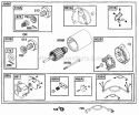Page I Diagram and Parts List for 222413-0706-01  Briggs and Stratton Engine